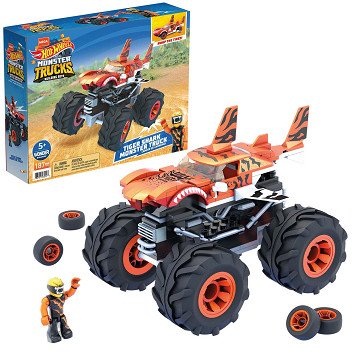 Hot Wheels Mega Building Sets - Monster Tiger Shark, 187 pcs.