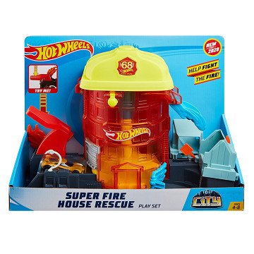Hot Wheels Super Fire Station Rescue Playset