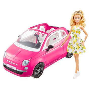 Fiat 500 Barbie Doll and Vehicle