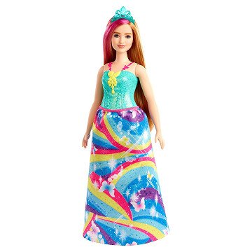 Barbie Dreamtopia Prinses met Gekleurd Haar