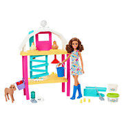 Barbie Verzorgboerderij met Pop Speelset