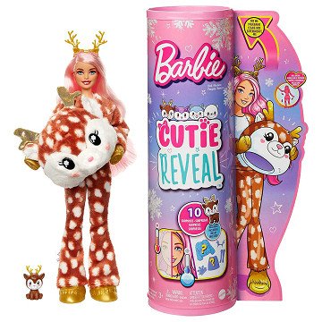 Barbie Cutie Reveal Doll Winter Sparkle Series - Deer