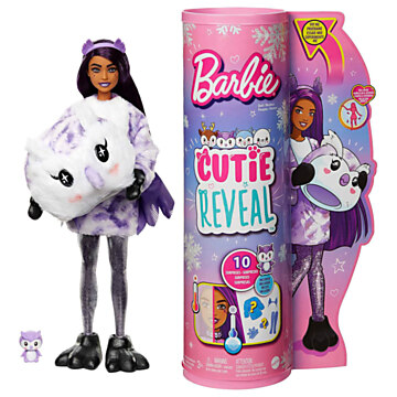 Barbie Cutie Reveal Doll Winter Sparkle Series - Owl