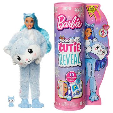 Barbie Cutie Reveal Doll Winter Sparkle Series – Husky
