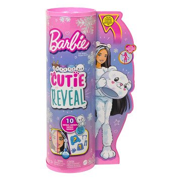 Barbie Cutie Reveal Pop Winter Sparkle Series - Polar Bear