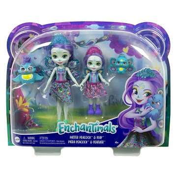 Enchantimals Patter Peacock and Sister