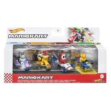 Hot Wheels Mario Kart Diecast 4-Pack #2