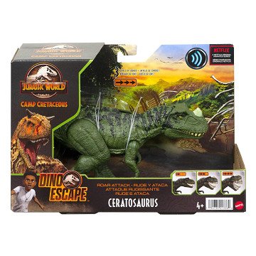 Jurassic World Roar Attack Ceratosaurus Speelfiguur