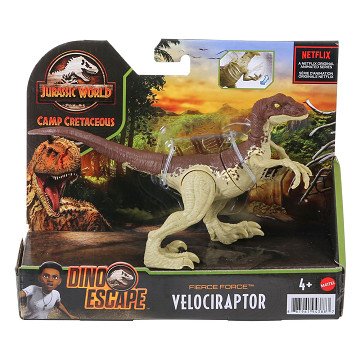 Jurassic World Fierce Force Velociraptor Playing Figure