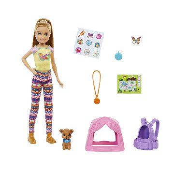 Barbie Camping – Schwester und Haustier – Stacie