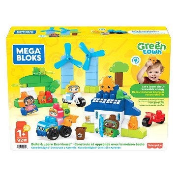 Mega Bloks Green Town Build & Learn Eco House