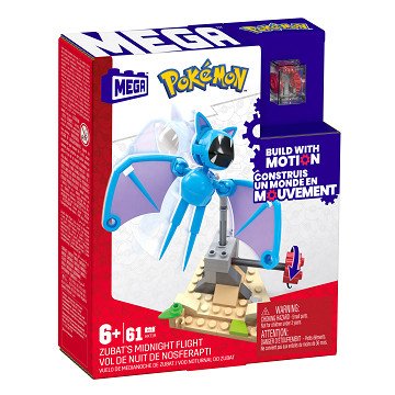 Mega Construx Pokémon Bouwset - Zubat's Midnight Flight