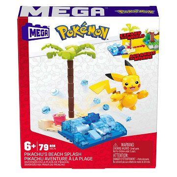 Mega Construx Pokémon – Pikachus Strand- Splash -Bausatz