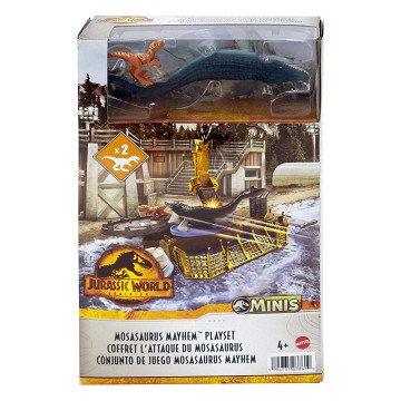 Jurassic World Minis Playset Mosasaurus Mayhem Playset