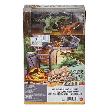Jurassic World Minis Playset Giant Dino Rampage Playset
