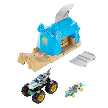 Hot Wheels Monster Trucks - Team Shark Wreck Lanceerbaan