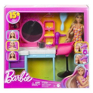 Barbie -Puppe Totally Hair Salon Spielset