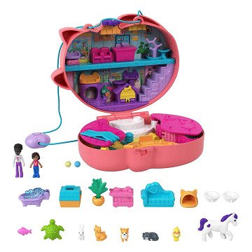 Polly Pocket Shani the Cuddly Cat Playset