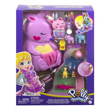 Polly Pocket Mama and Joey Kangaroo Bag Playset