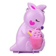 Polly Pocket Mama and Joey Kangaroo Bag Playset