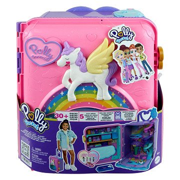 Polly Pocket Pollyville Resort Trolley Playset