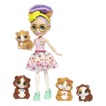 Enchantimals City Tails Pop - Glee Guinea Pig and Guinea Pig Friends