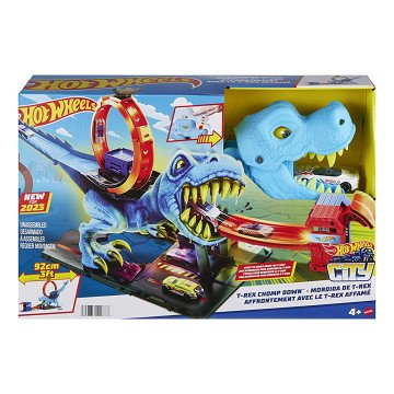 Hot Wheels City T-Rex Chomp Down Race Track
