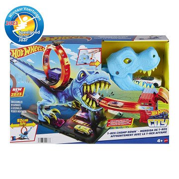 Hot Wheels City T-Rex Chomp Down Racebaan