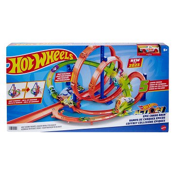 Hot Wheels Action Legendary Crash and Blast Race Track Playset