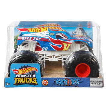 Hot Wheels Monster Trucks Race Ace Monstertuck Metal 1:24