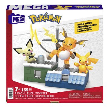 Mega Construx Pokémon Building Set - Pikachu Evolution