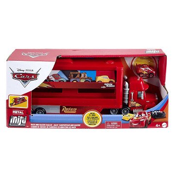 Disney Pixar Cars Mack Miniracers Transporter mit 1 Miniracer