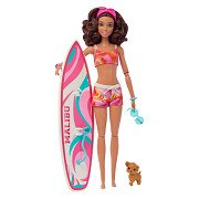 Barbie mit Surfbrettpuppe