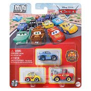 Disney Pixar Cars Mini Racers Autos, 3-tlg.