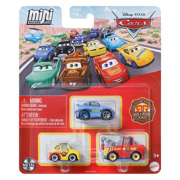 Disney Pixar Cars Mini Racers Autos, 3-tlg.