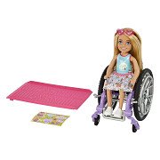 Barbie Chelsea Wheelchair Fashion Doll - Blonde