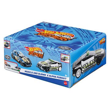 Hot Wheels Pull-back Racing Cars, 2 pcs.