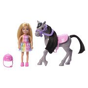 Barbie Chelsea-Puppe und Pony-Spielset