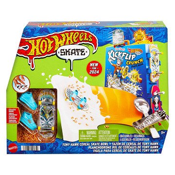 Hot Wheels Tony Hawk Skateboard Breakfast Bowl Playset