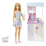 Barbie Ice Cream Stand Shop Playset