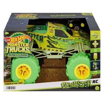 Hot Wheels RC Monster Trucks Gunkster Remote Control Car