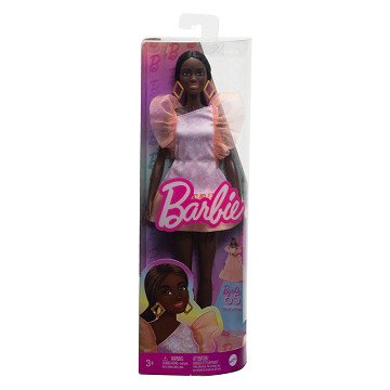 Barbie Fashionistas Fashion Doll Peach Dress