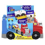 Mega Bloks Construction and Race Truck - 16pcs.