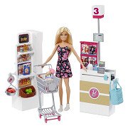 Barbie Fashion Doll Supermarket Playset