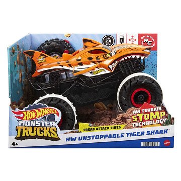 Hot Wheels RC Monster Trucks Unstoppable Keuchendes ferngesteuertes Auto