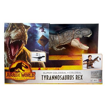 Jurassic World Dominion Super Colossal T-Rex Dinosaur Play Figure