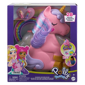 Polly Pocket Salon of the Rainbow Unicorn Playset