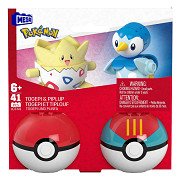 Mega Construx Pokémon Building Set - Piplup and Togepi