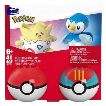 Mega Construx Pokémon Building Set - Piplup and Togepi