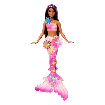 Barbie Mermaid with Magical Flowers Pink